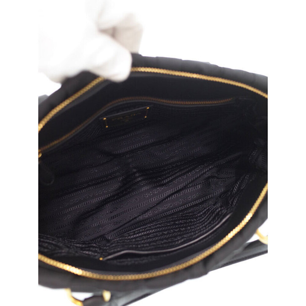 Prada Tessuto Gaufre Satchel gathered handbag Shoulder Bag - Picture 3 of 9